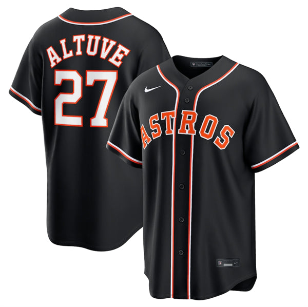 Jose Altuve Houston Astros black jersey