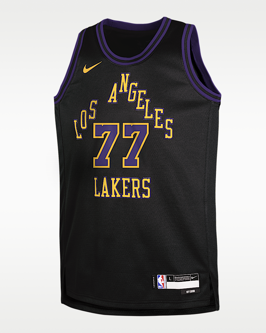 Luka Dončić Los Angeles Lakers City Edition jersey