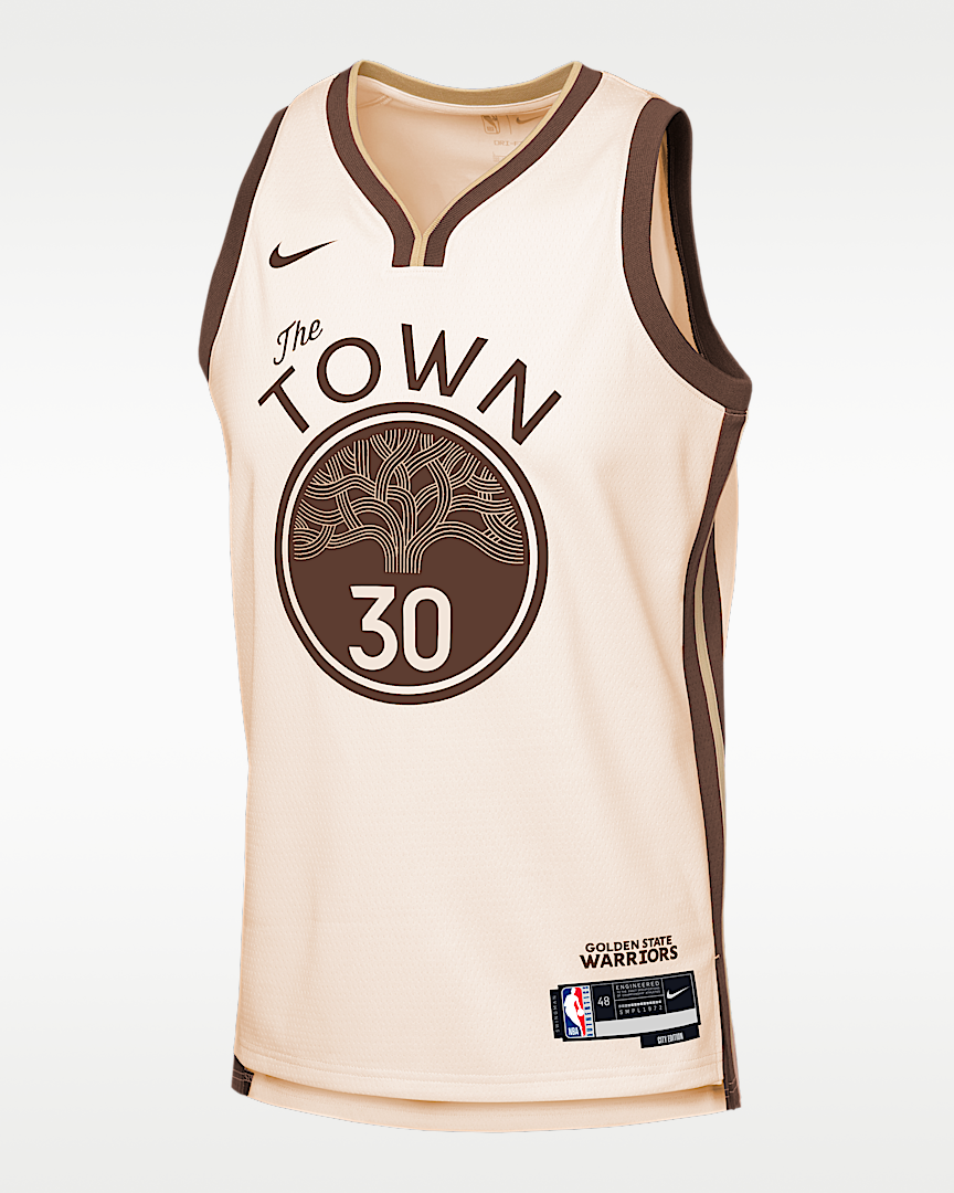 Stephen Curry Golden State Warriors City Edition jersey