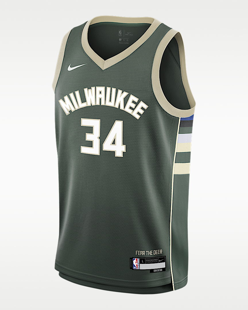Giannis Antetokounmpo Milwaukee Bucks jersey