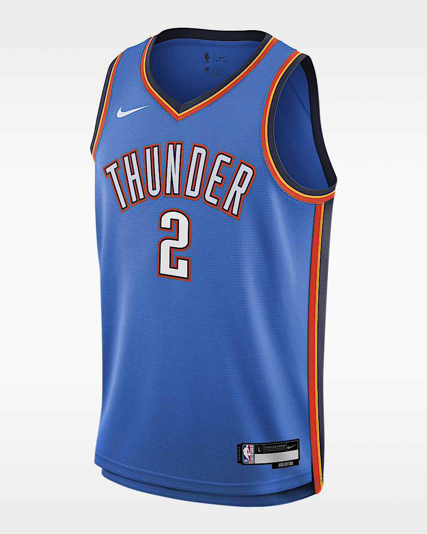 Shai Gilgeous-Alexander Oklahoma City Thunder jersey