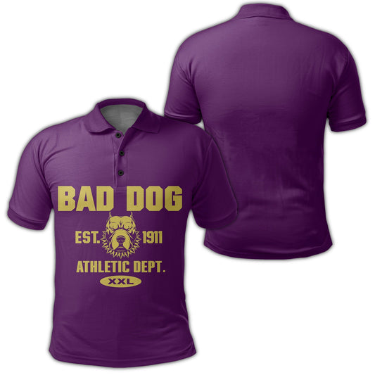 Embroidered Golden Retriever Polo Shirt