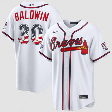 Drake Baldwin Atlanta Braves white All-Star jersey