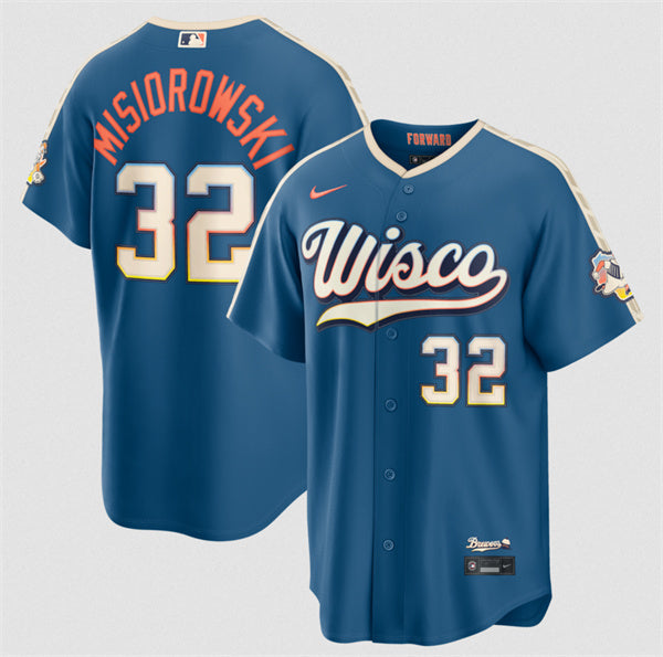 Jacob Misiorowski Mineral Milwaukee Brewers blue City Connect jersey