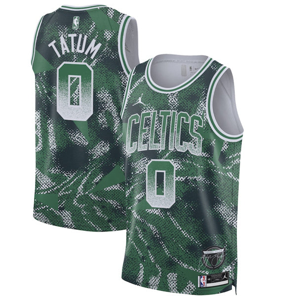 Jayson Tatum Boston Celtics green jersey