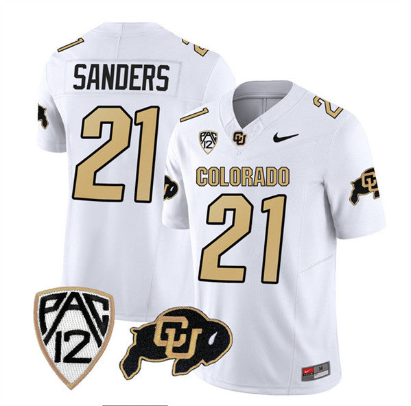 Shilo Sanders Colorado Buffaloes white jersey