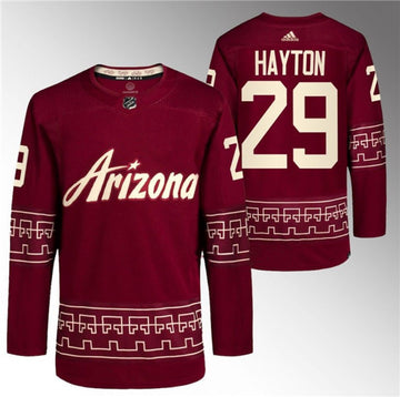 Barrett Hayton Garnet Utah Mammoth Alternate jersey