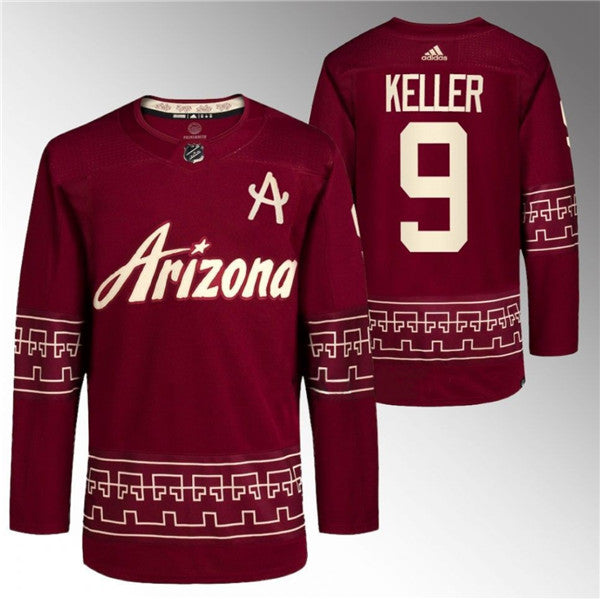 Clayton Keller Garnet Utah Mammoth Alternate jersey