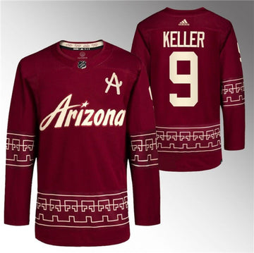 Clayton Keller Garnet Utah Mammoth Alternate jersey