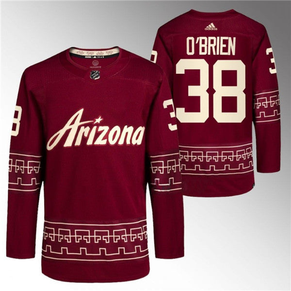 Liam O'Brien Garnet Utah Mammoth Alternate jersey