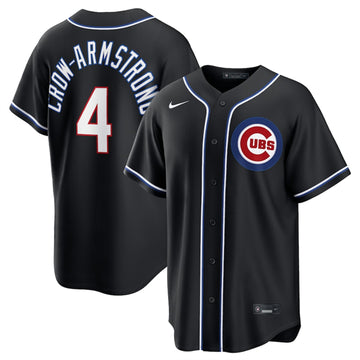 Pete Crow-Armstrong Chicago Cubs black jersey