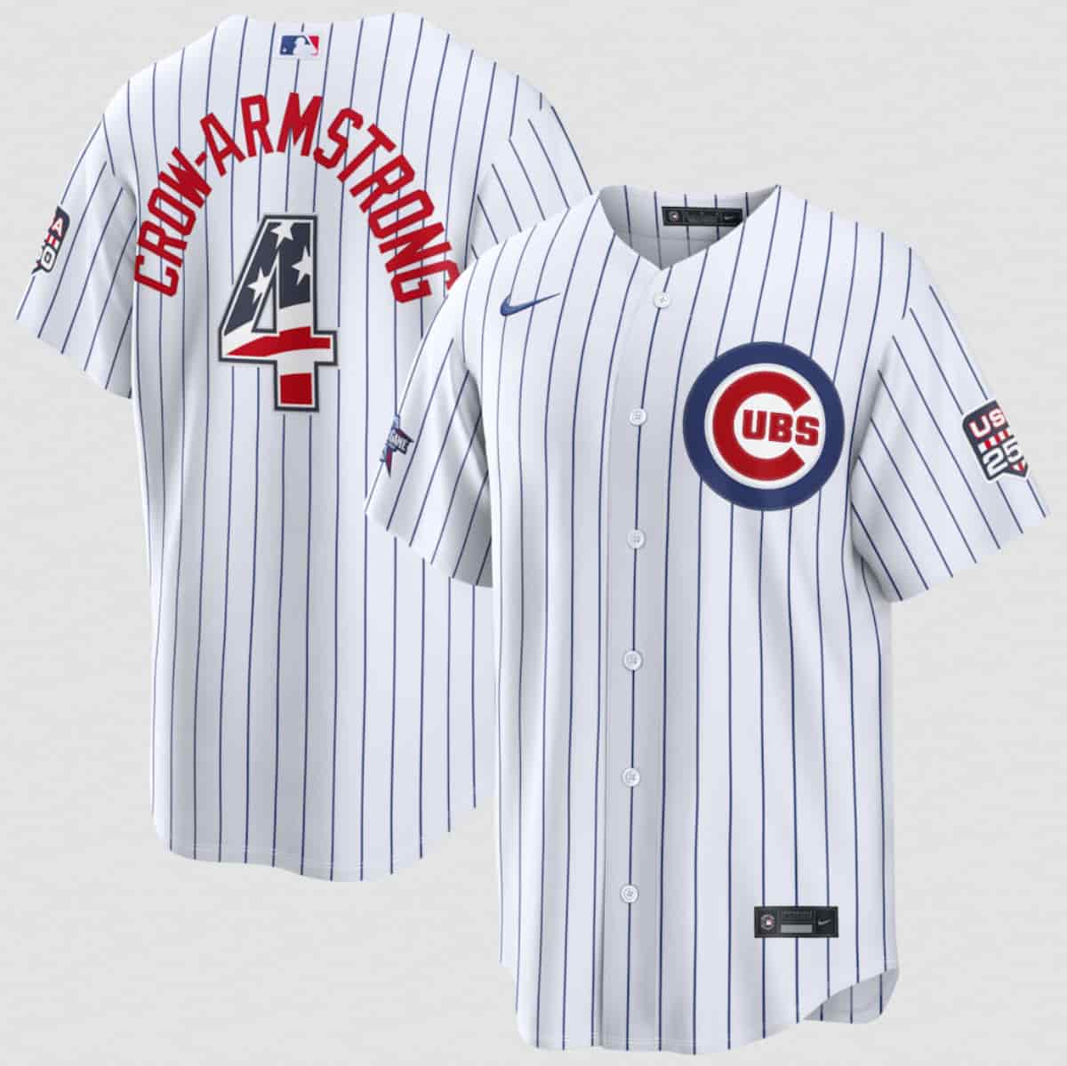 Pete Crow-Armstrong Chicago Cubs white All-Star jersey