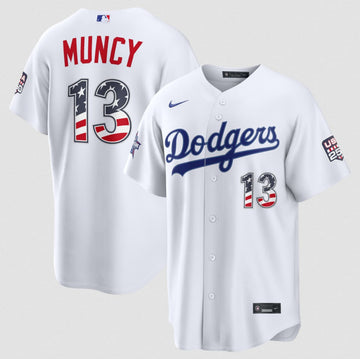 Max Muncy Los Angeles Dodgers white All-Star jersey