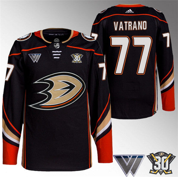 Frank Vatrano Anaheim Ducks black jersey