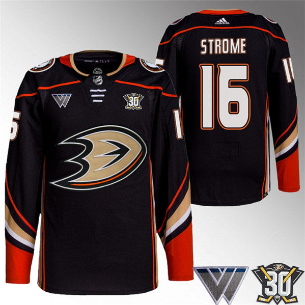 Ryan Strome Anaheim Ducks black jersey