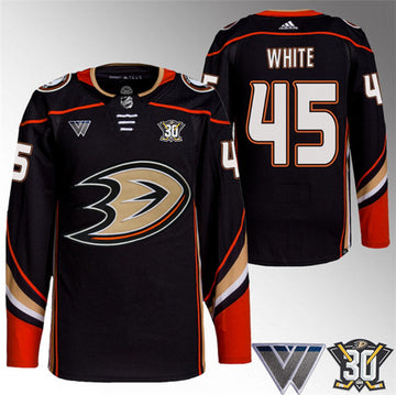 Colton White Anaheim Ducks black jersey