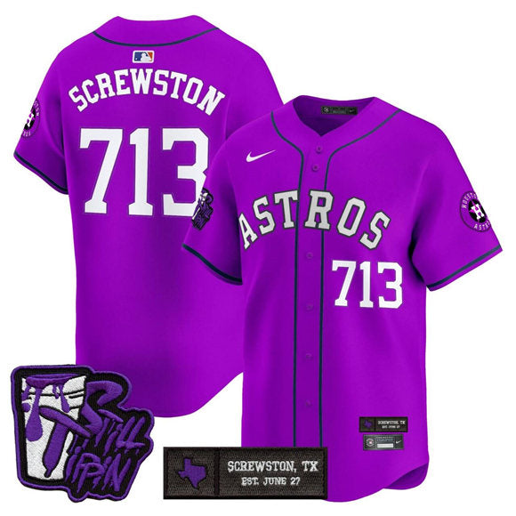 Houston Astros purple Vapor jersey