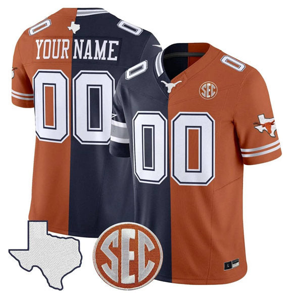 Custom Texas Longhorns Vapor jersey