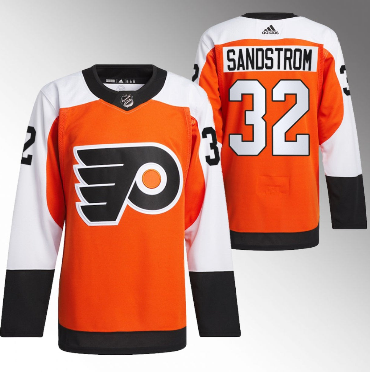 Felix Sandstrom Philadelphia Flyers orange jersey