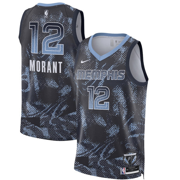Ja Morant Memphis Grizzlies navy jersey