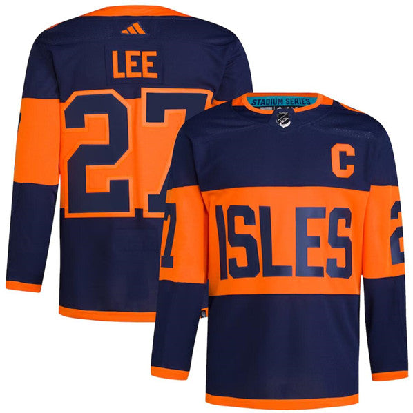 Anders Lee New York Islanders navy Stadium Series jersey