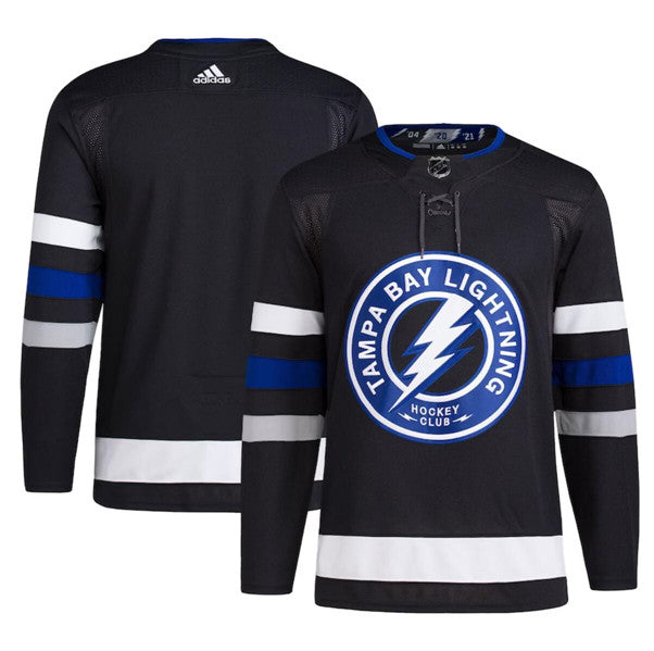Custom Tampa Bay Lightning black Stadium Series jersey
