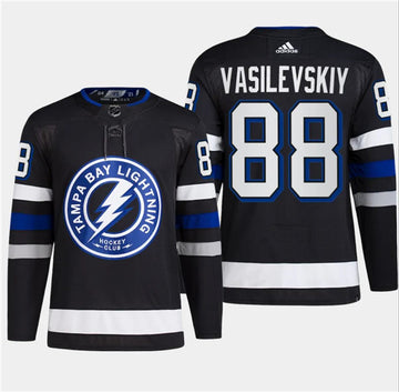 Andrei Vasilevskiy Tampa Bay Lightning black Alternate jersey