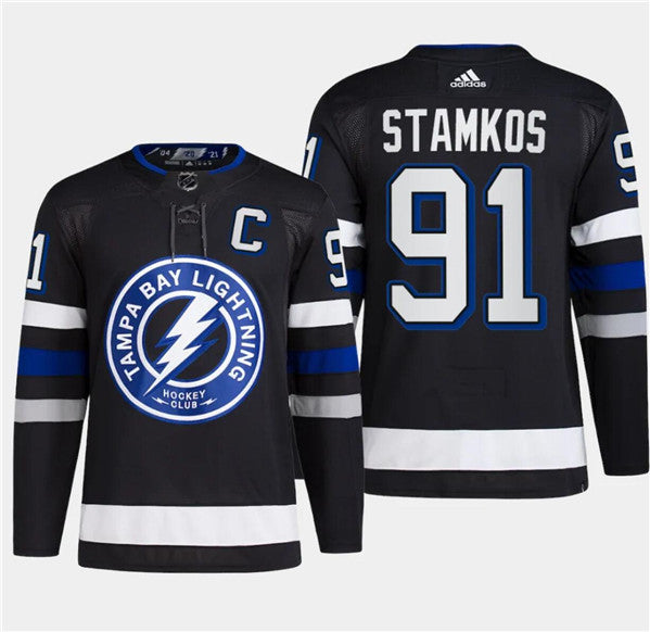 Steven Stamkos Tampa Bay Lightning black Alternate jersey