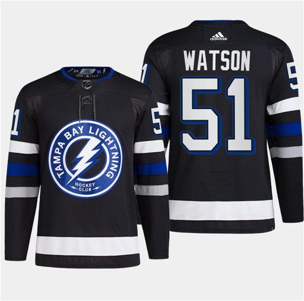 Austin Watson Tampa Bay Lightning black Alternate jersey