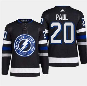 Nicholas Paul Tampa Bay Lightning black Alternate jersey