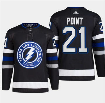 Brayden Point Tampa Bay Lightning black Alternate jersey