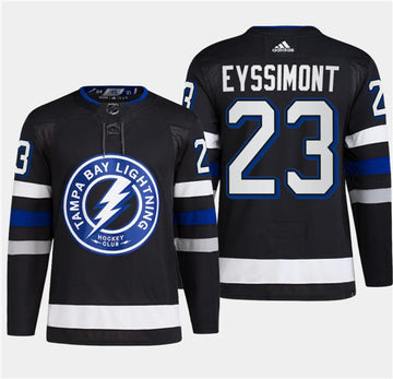 Michael Eyssimont Tampa Bay Lightning black Alternate jersey