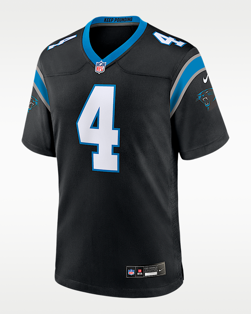 Tetairoa McMillan Carolina Panthers Game jersey