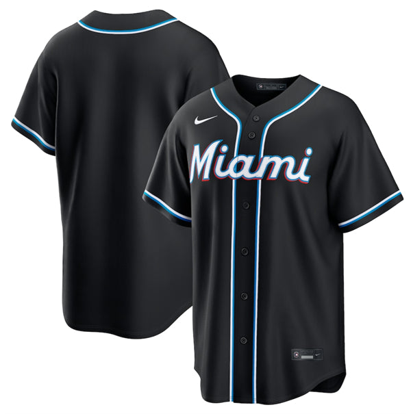 Custom Miami Marlins black jersey