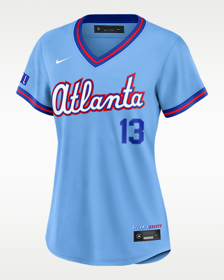 Ronald Acuña Jr. Atlanta Braves Stadium jersey
