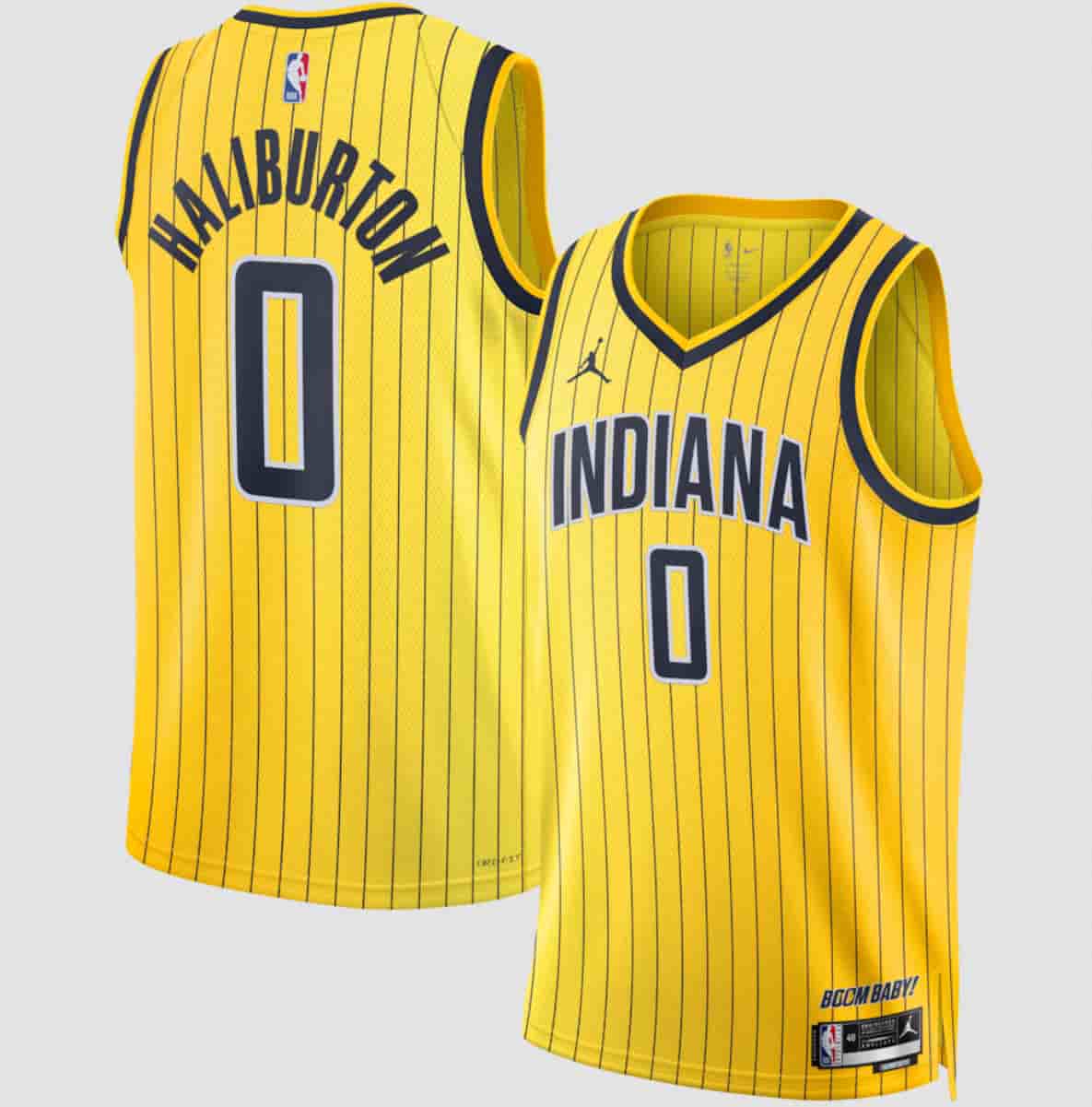 Tyrese Haliburton Indiana Pacers yellow jersey