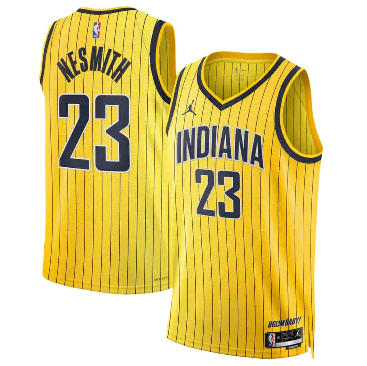 Aaron Nesmith Indiana Pacers yellow jersey