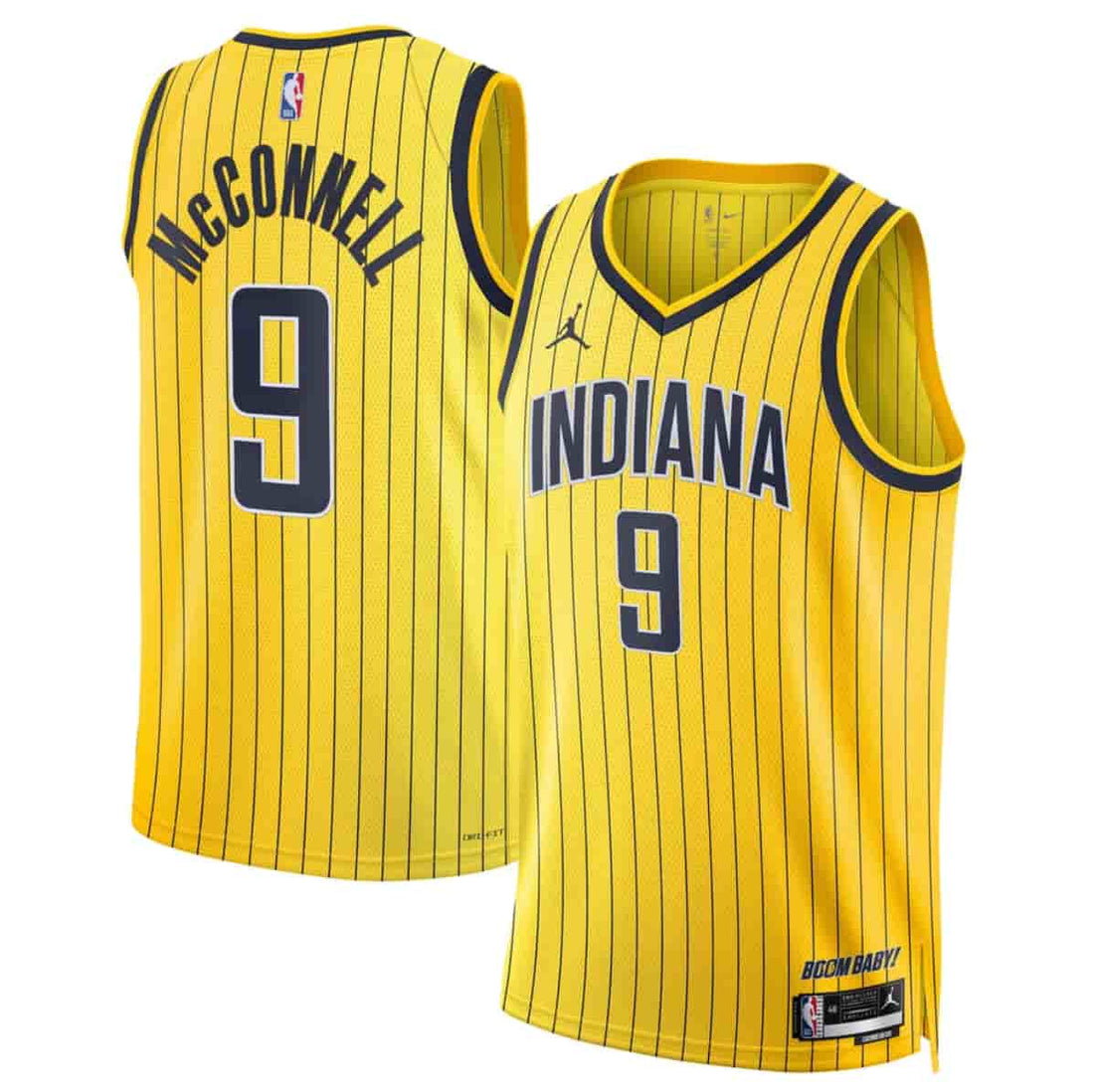 T.J. McConnell Indiana Pacers yellow jersey