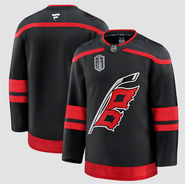 Custom Carolina Hurricanes black Home jersey