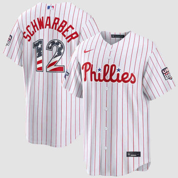 Kyle Schwarber Philadelphia Phillies white All-Star jersey