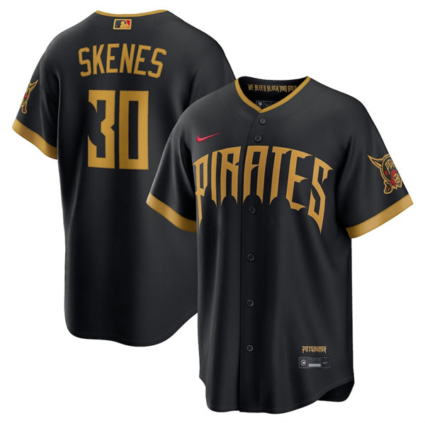Paul Skenes Pittsburgh Pirates black City Connect jersey