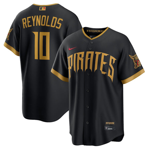 Bryan Reynolds Pittsburgh Pirates black City Connect jersey