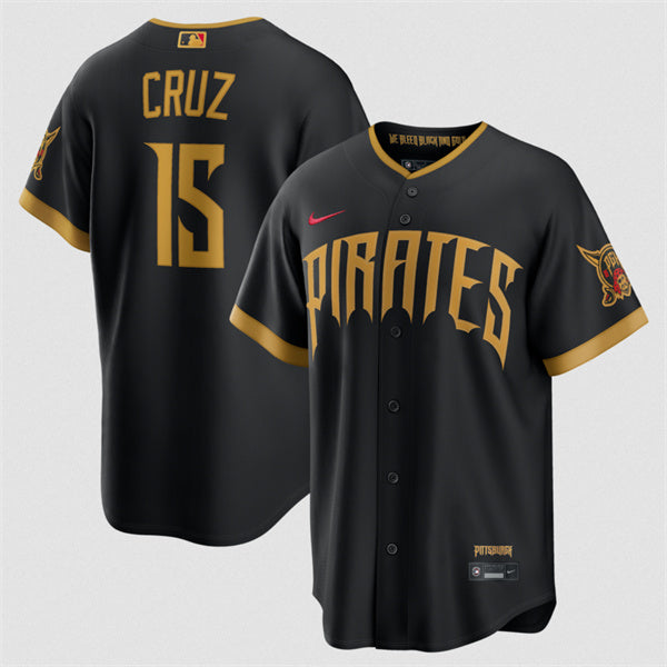 Oswin Appollis Pittsburgh Pirates black City Connect jersey