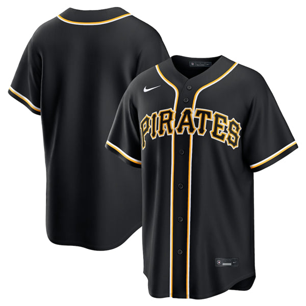 Custom Pittsburgh Pirates black jersey