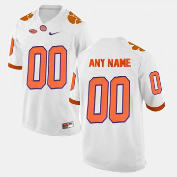 Custom Clemson Tigers white jersey