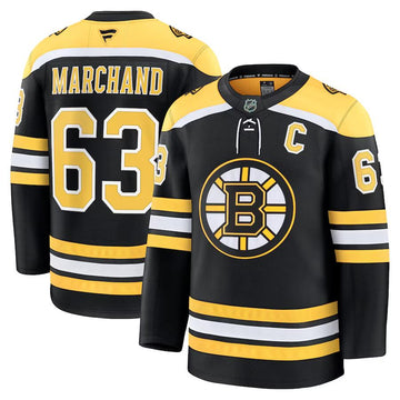 Brad Marchand Boston Bruins black Home jersey