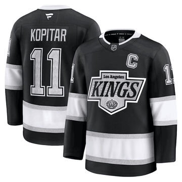 Anze Kopitar Los Angeles Kings black Home jersey