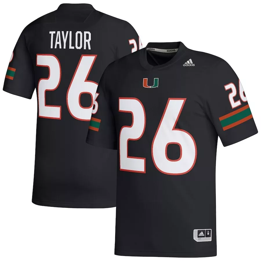 Sean Taylor Miami Hurricanes black jersey
