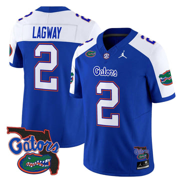 DJ Lagway Florida Gators royal Vapor jersey