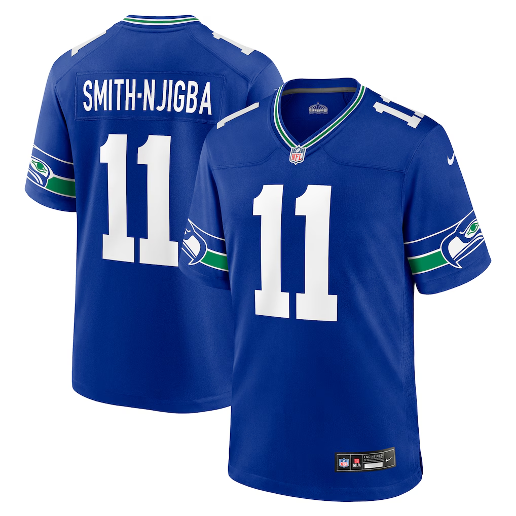 Jaxon Smith-Njigba Seattle Seahawks royal Limited jersey